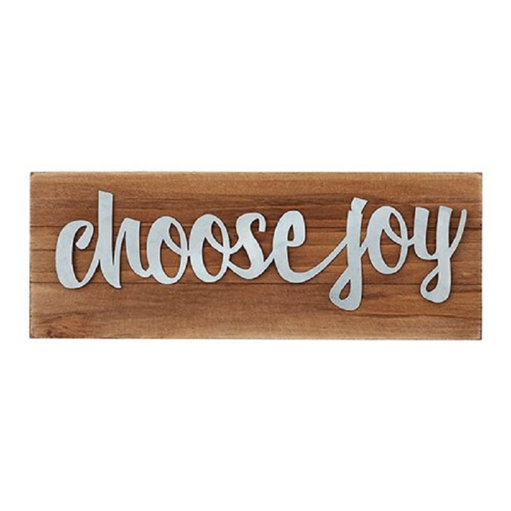 Choose Joy Wood Sign